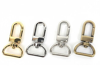 Basic Swivel Clips-20mm(0.79") Plated Metal, Leather craft tools, for 20mm straps,Bag Making Suppliers MLT-P0000BHZ