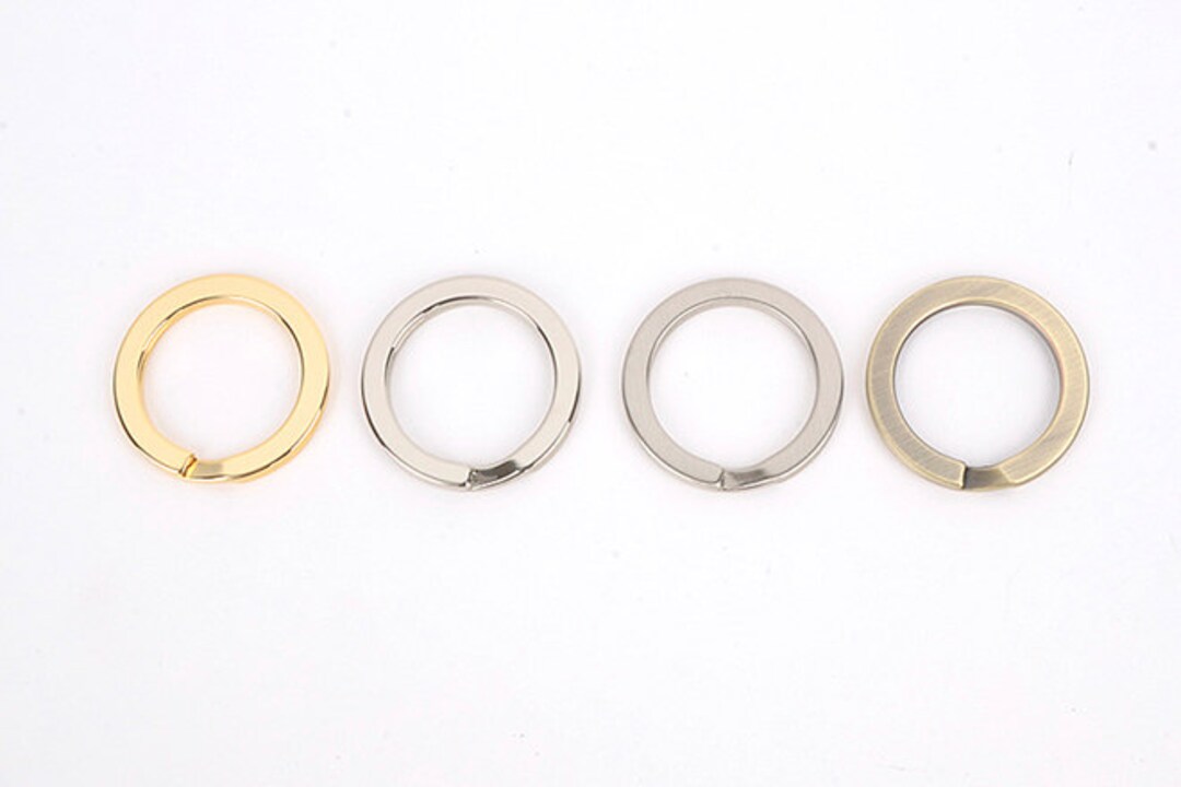 Basic Key Ring Ver.1, 2 Size of Keyring , 5ea -1set , Making Keyring ...