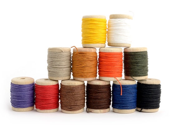 Waxed Thread, Hand Sewing Thread Round Wax Thread for Hand Sewing