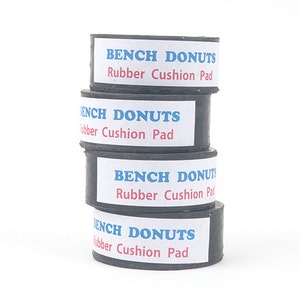 Bench donuts, Noise reduction rubber pads, Leather craft tool for craft punching work, (1Set=4EA) MLT-P0000BLA