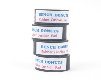 Bank Donuts, Rauschunterdrückung Gummipads, Leder Handwerk Werkzeug für Handwerk Stanzarbeiten, (1Set=4EA) MLT-P0000BLA