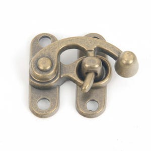Old World Steel Swing Bag Clasps: Antique or Silver, 35mm or 45mm