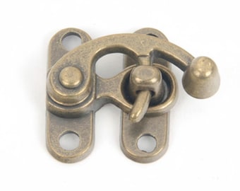 Old World Steel Swing Bag Clasps: Antique or Silver, 35mm or 45mm