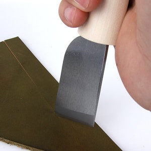 Leather craft tool, Tokyo hand skiving knife Diagonal, leather skiving knife 39mm(1.54inch)-MLT-P00000OI