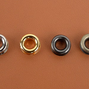High quality Brass eyelet ver.2 (No.1,2,3) - 10ea 1set, Gold, Silver, Dark silver, Antique , Made in Korea, Leather craft tool. MLT-P0000BQT
