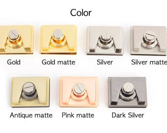 デニム バッグ ゴールド金具 Dカン ショルダーストラップトチカン 留め具 バッグ 金具 ネジ式 角型