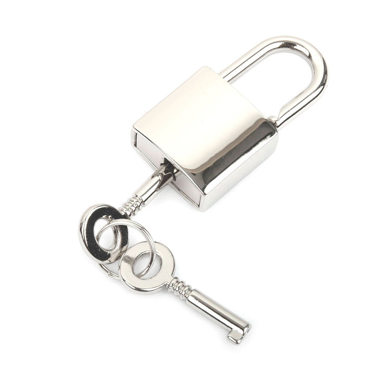 Lock and Keyver.3round Key Working Lock Mini Lock Small Etsy