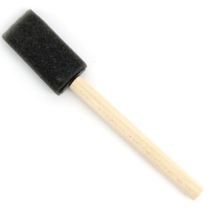 Pennello per forme con manico in legno da 25 mm (10 pezzi - 1 set), pennello per adesivi in pelle (colla), pennello piccolo, strumenti per l'artigianato in pelle MLT-P0000COU