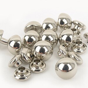 Circular Dome Rivet Ver.2 - 10mm(the Diameter of the Circle) and Brass ...