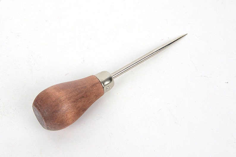 Leather Wood Handle Awl Needle Felting Tool Wood Awl for Etsy