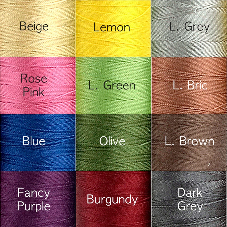 Silk Thread Basic Color 0.5mm Threads Basic Color24 Color Etsy