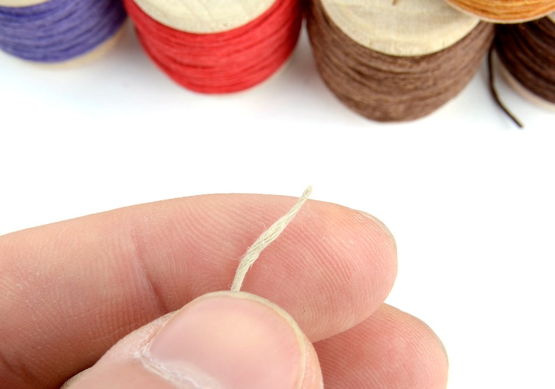 Waxed Thread Hand Sewing Thread Round Wax Thread for Hand Etsy