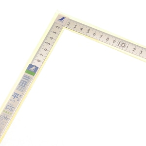 Steel square Silver Color ruler, 30*15cm, leather craft tools MLT-P0000CYE