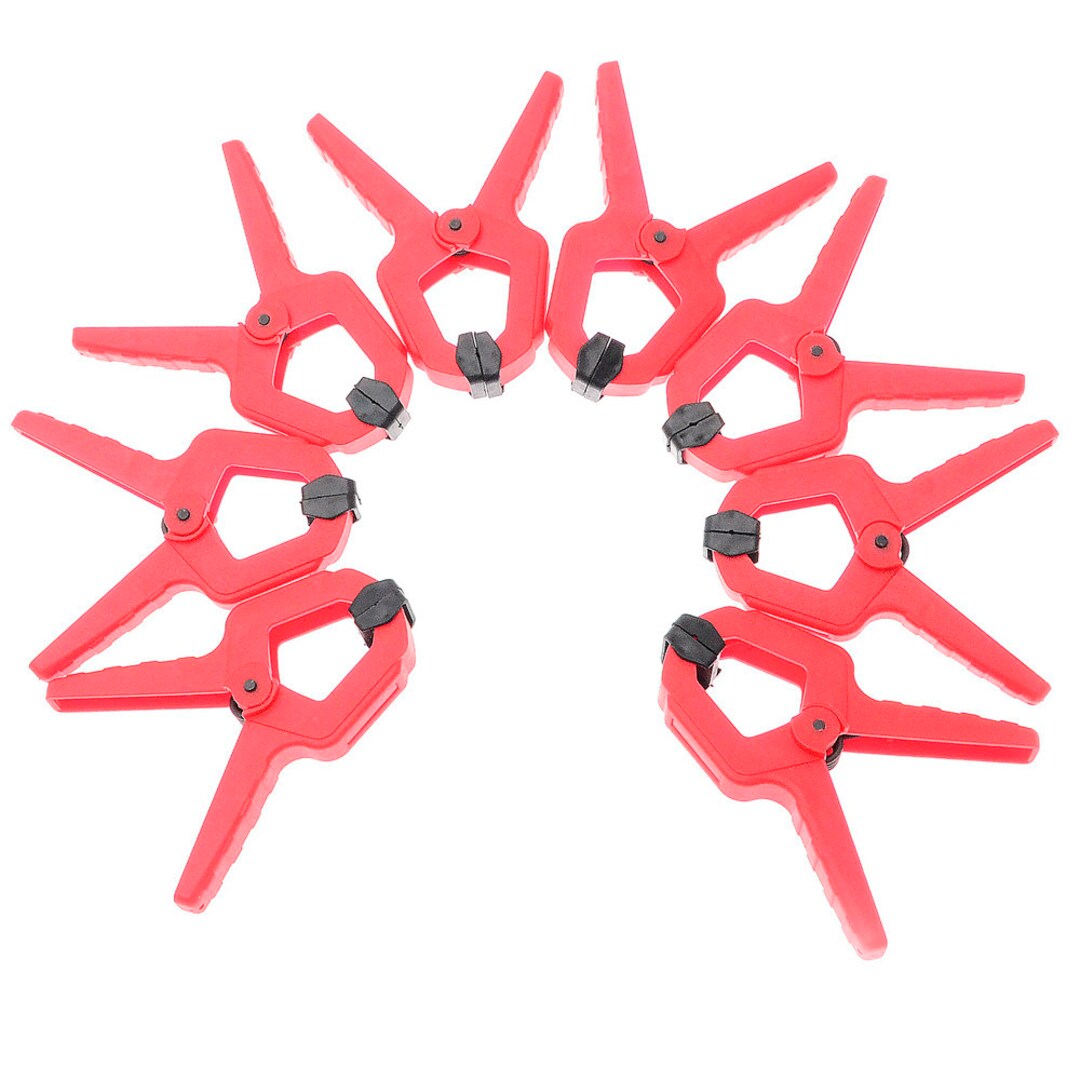 8 Pcs 2.4 Inch Spring Mini Clamps. Leather Craft Tools , MLT-P0000CZM ...