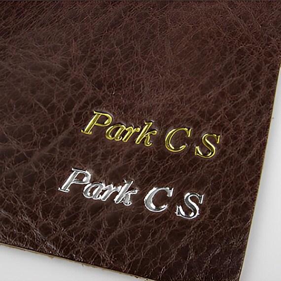 Hot Stamp Foil(gold, Silver, Black) Foil Stamped, Letterpress