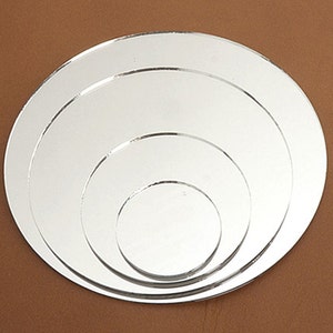 The DIY Mirror- 5ea(1set), 5 Diameter size , making Leather patch mirror, leather craft tools, MLT-  P0000BTB