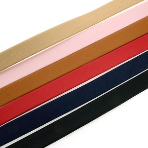 Flat Cord 18mm Genuine leather - 1m, leather cord, bracelet items, leather supplies MLT- P0000DKX