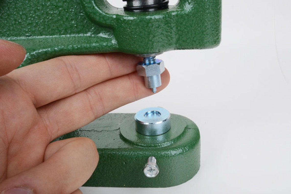 Hand Press Machine Snap Button Studs Rivets Install Tool Etsy