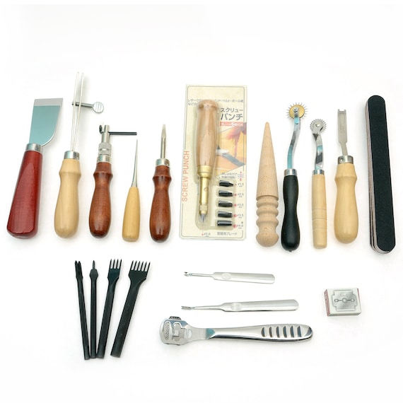 Professional Leather Craft Tools Kit