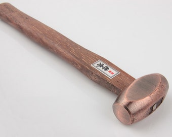 copper head hammer, leather craft tool wooden handle .made in Japan.Leather Craft Tools MLT-P00000NM