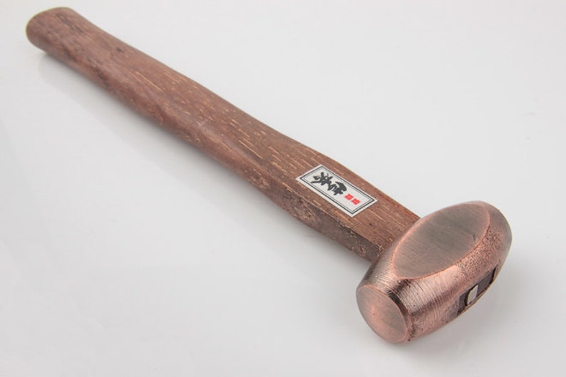 Copper Head Hammer Leather Craft Tool Wooden Handle .made in Etsy
