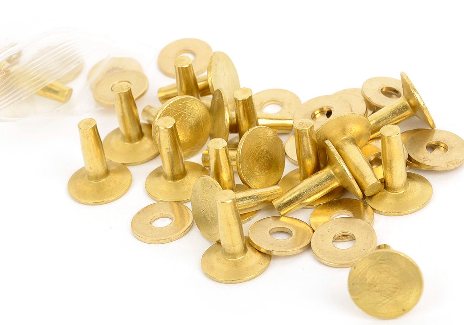 High Quality Brass Rivets & Burrs Rivets 9mm/12mm Leather Etsy