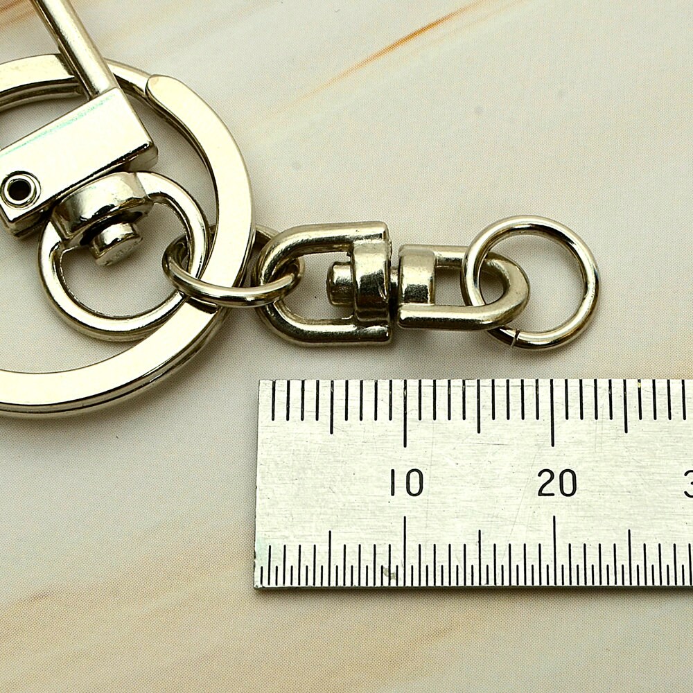Key Ring 5pcs With 1 Set Making Accessories Nickel Collor