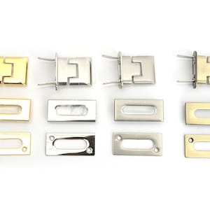 Square Folding Lock Closure / Slide Lock,suitcase buckle,Bag Making Suppliers Leather craft tools MLT-P0000CAZ