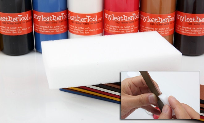 Leather Edge Paint Tutorial: Unique Tips for Leather Edge Coloring You  Won't Find Anywhere Else! 