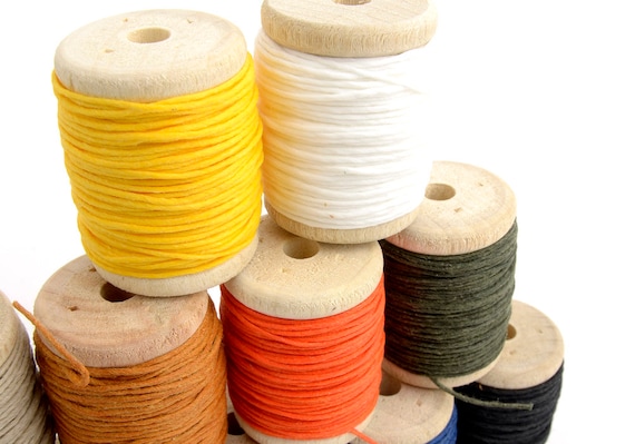 Waxed Thread, Hand Sewing Thread Round Wax Thread for Hand Sewing