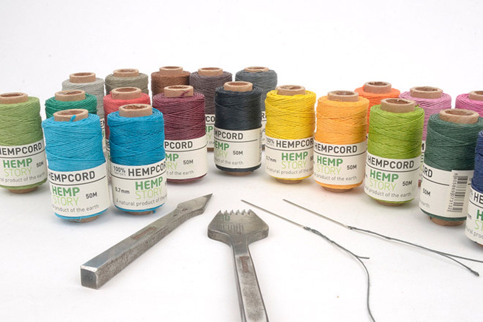 Hemp Cord 0.7mm Solid waxed Twine Color High Quality Hemp Etsy