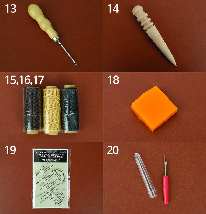 Only Leather Craft Tools Set for Leather Craft making bag Etsy