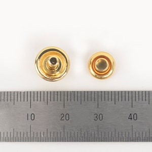 Circular Dome Rivet Ver.2 - 10mm(the Diameter of the Circle) and Brass ...