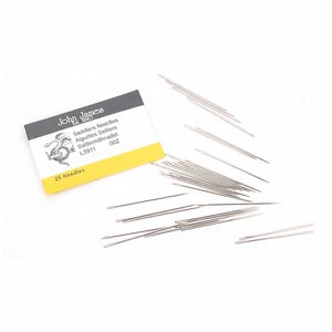John James Saddler Needles: Leather Hand Sewing, Made in England (25 count)