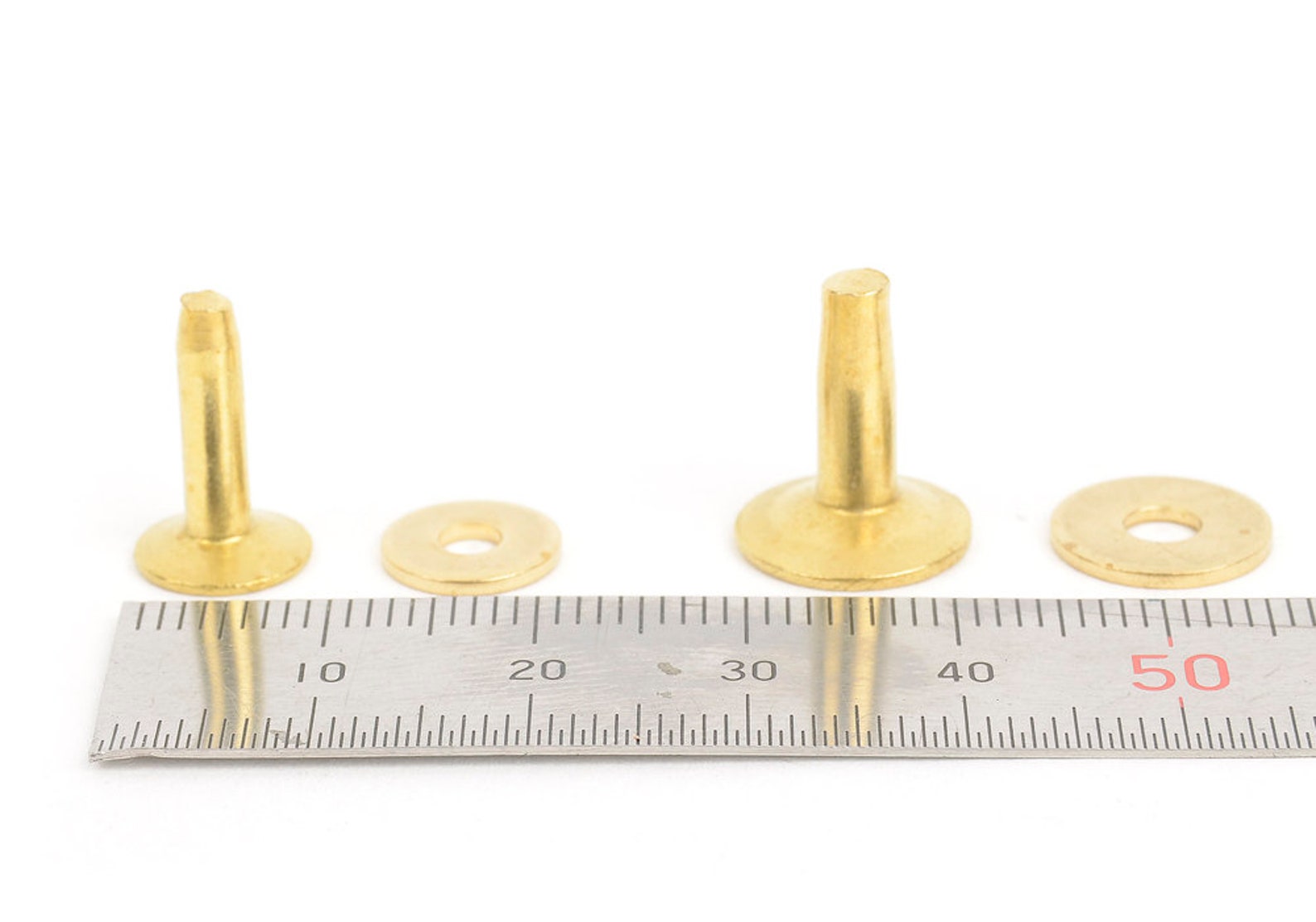 High Quality Brass Rivets & Burrs Rivets 9mm/12mm Leather Etsy