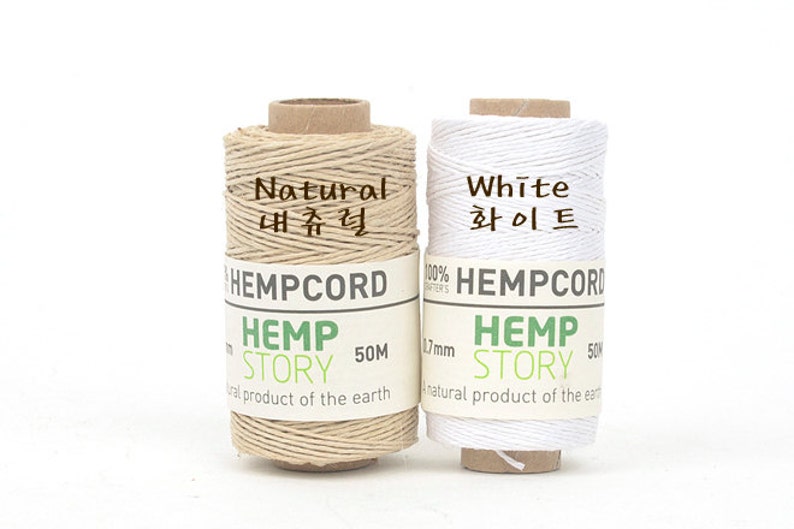 Hemp Cord 0.7mm Solid waxed Twine Color High Quality Hemp Etsy