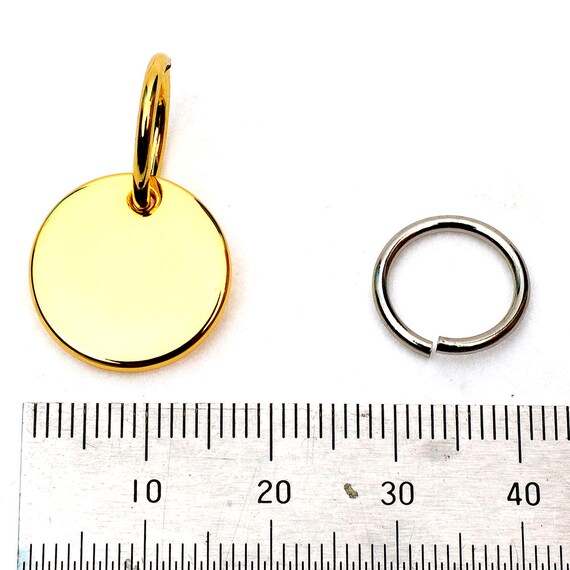 18mm Circle Pendent Decoration, 6 Color Choose It, Making
