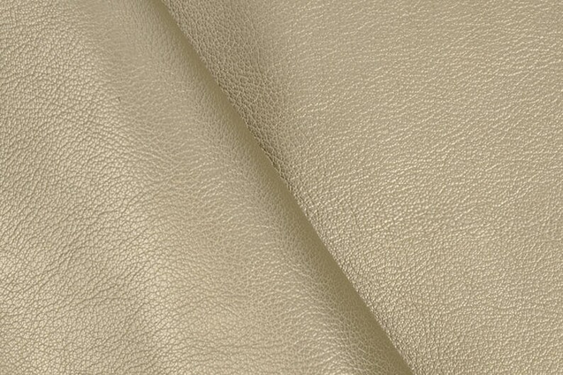 GOATSKIN Leather gold Pearl 45 Sq Ft Finished Goatskin Etsy