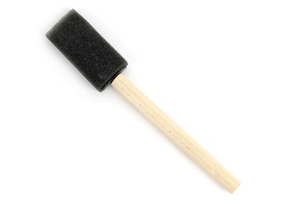 200 Pack Foam Brush Bulk Sponge Brushes Includes 100 Pcs 1 Inch Foam Brush  and 1