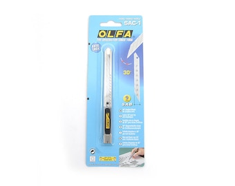 30 degrees - Craft knife,Leather Paper skiving knife, Olfa SAC-1 Cutter,Leather Craft Tool -MLT-P0000CAX