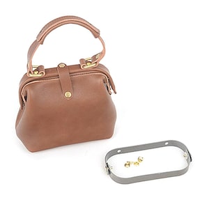 Mini Metall Dulles Taschenrahmen - Doktortasche Stil machen Leder Handwerk P0000BAV