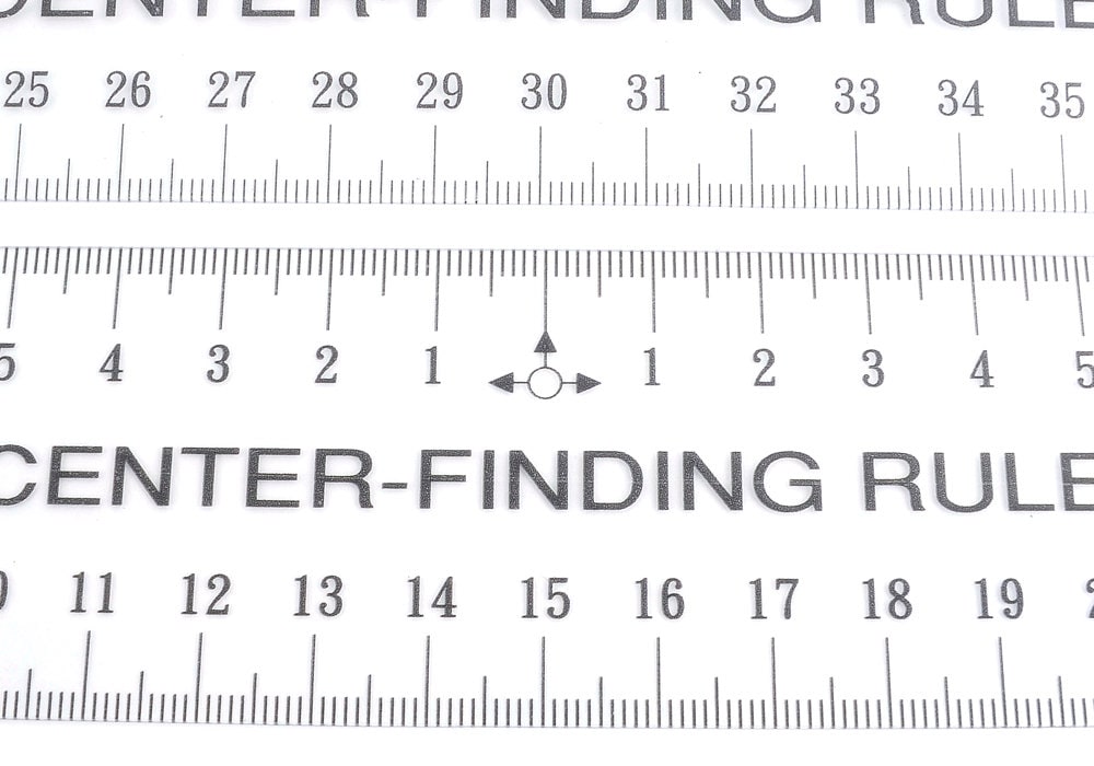 Center Flexible Luler 30cm.60cm Ruler the Circular Constant | Etsy