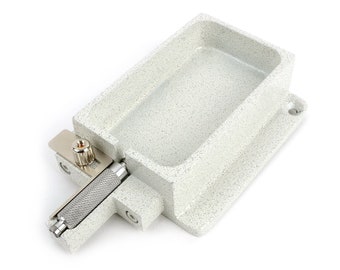 Rodillo de pintura de acero con borde de cuero: estilo saliente, herramienta para artesanía en cuero