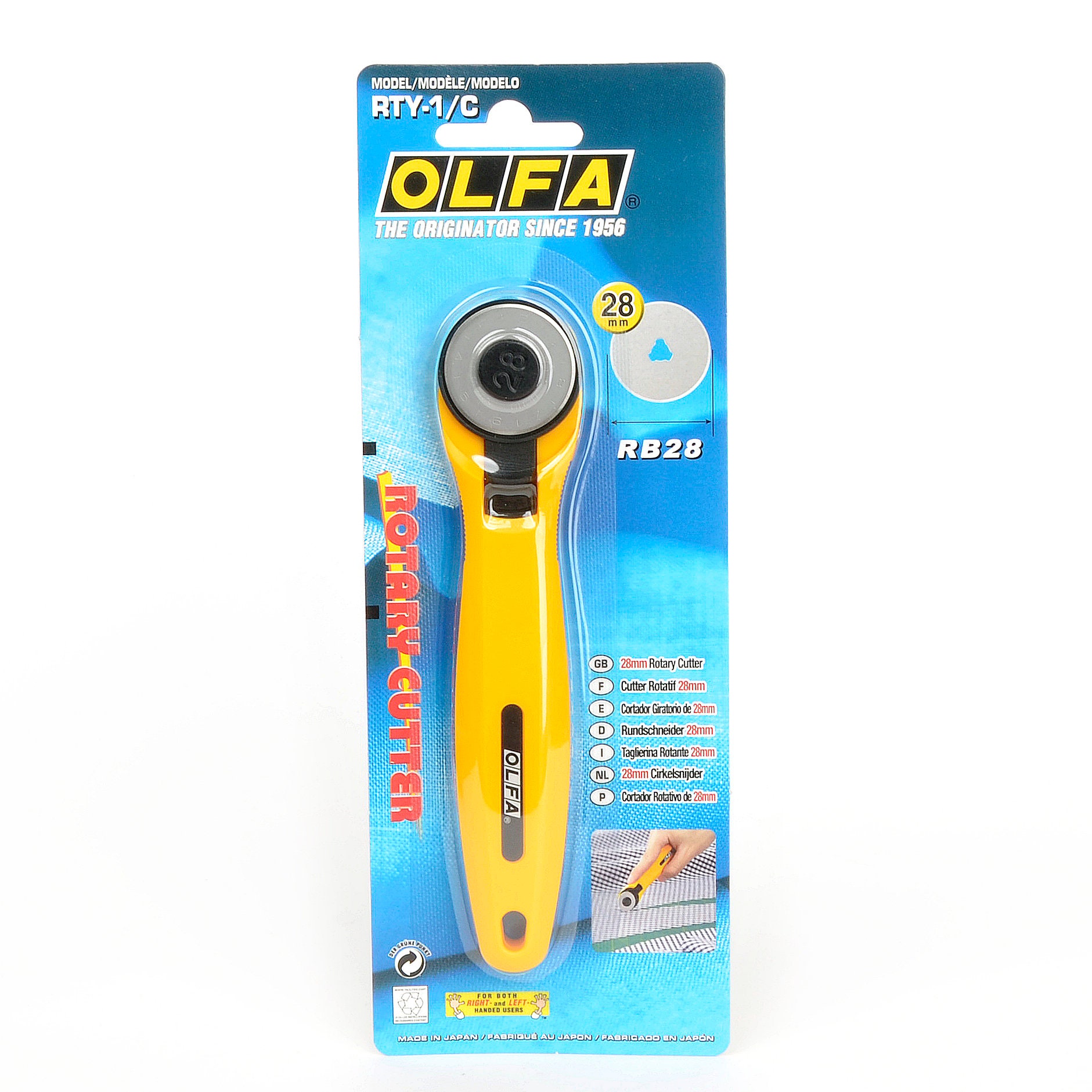 Olfa WAB45-1 Cutting Tool Replacement Wave Scallop Stainless Steel Spare  Blade 45mm, for Circular Rotary & Pinking Cutter