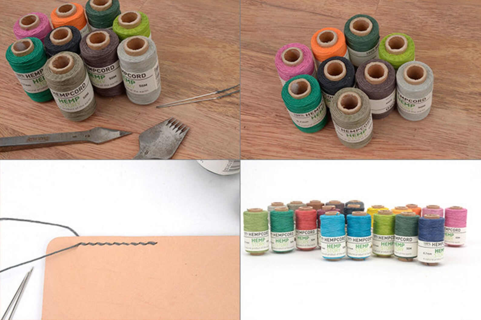 Hemp Cord 0.7mm Solid waxed Twine Color High Quality Hemp Etsy