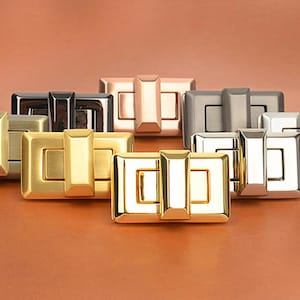 Square Twist Lock Closure ver.2, Turn Lock / Slide Lock,suitcase buckle,Bag Making Suppliers Leather craft tools MLT-P0000BUD