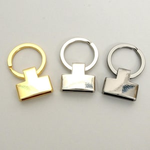 Portachiavi in metallo: 30 mm, oro, argento, antico, rosa