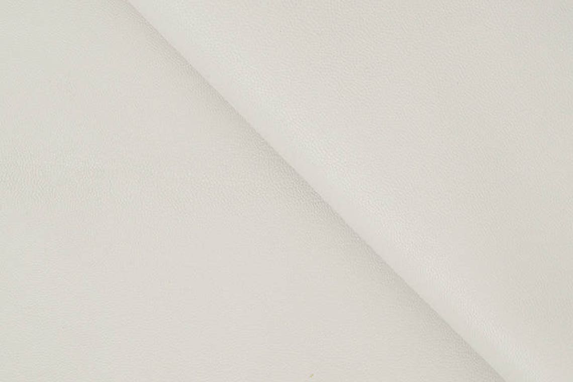 GOATSKIN Leather white Ivory 45 Sq Ft Finished Goatskin Etsy