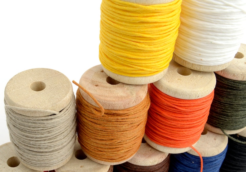 Waxed Thread Hand Sewing Thread Round Wax Thread for Hand Etsy