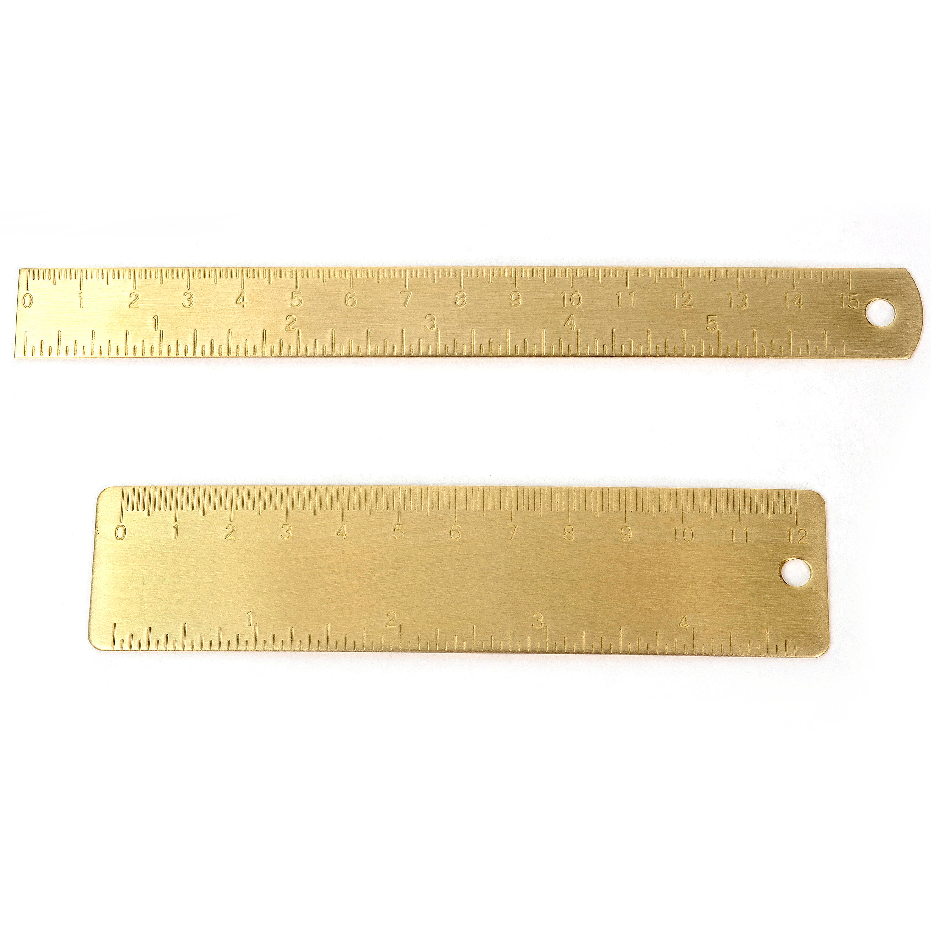 3.85 inches on a cheap ruler